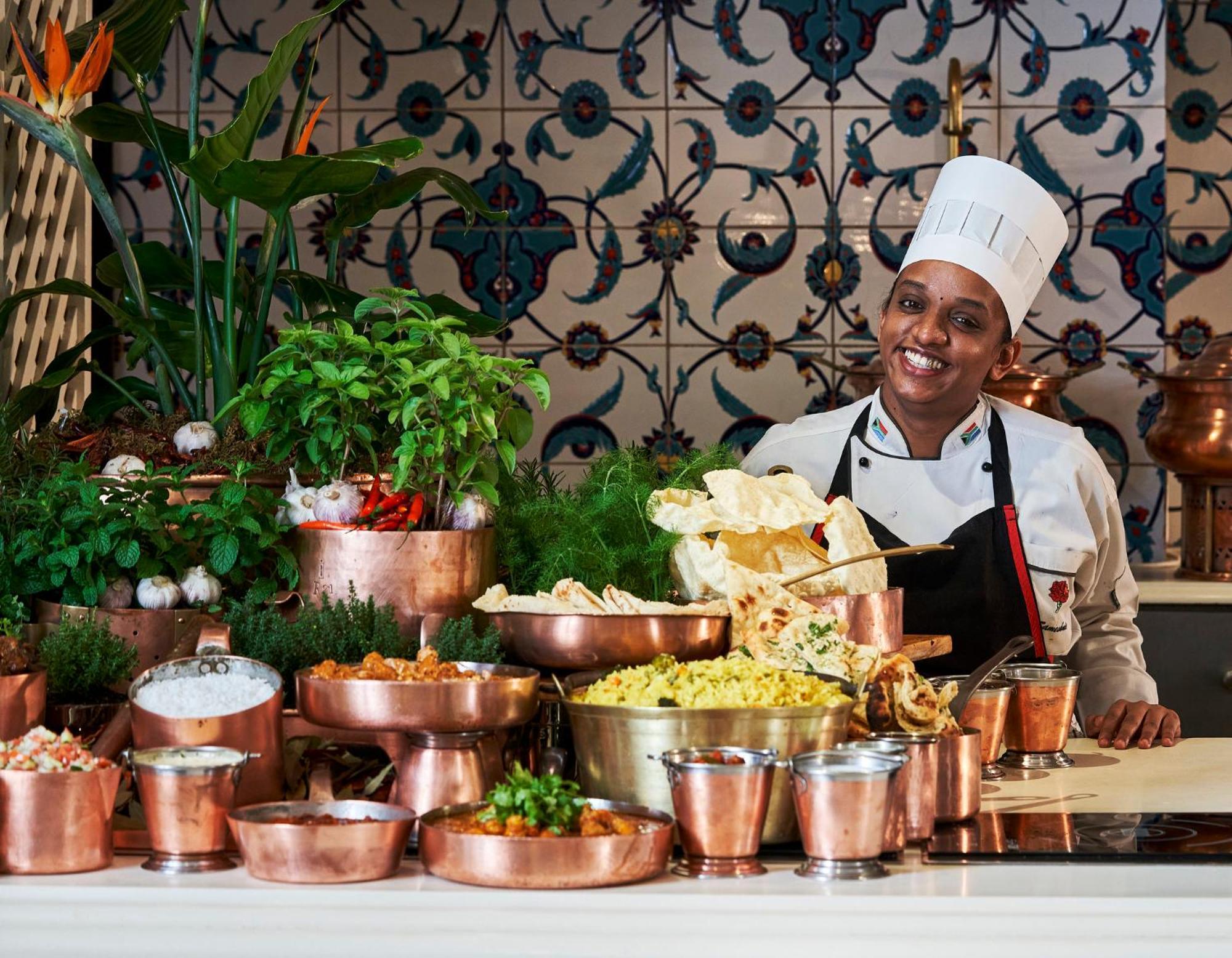 디 오이스터 박스 호텔 Umhlanga Rocks 외부 사진 Indian cuisine